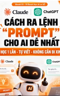 Ebook cách viết prompt cho AI dễ nhất: 20 prompt mẫu miễn phí